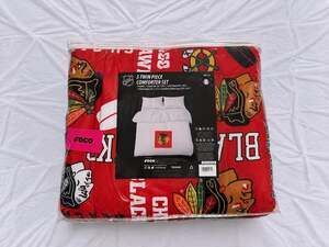 FOCO Chicago Blackhawks NHL 5 Twin Piece Comforter Set